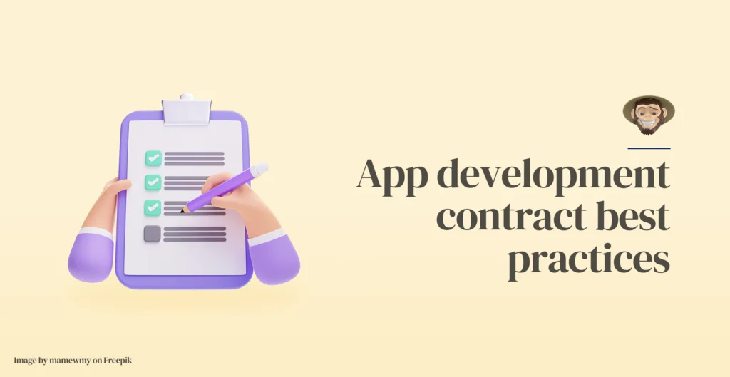 App development contract best practices