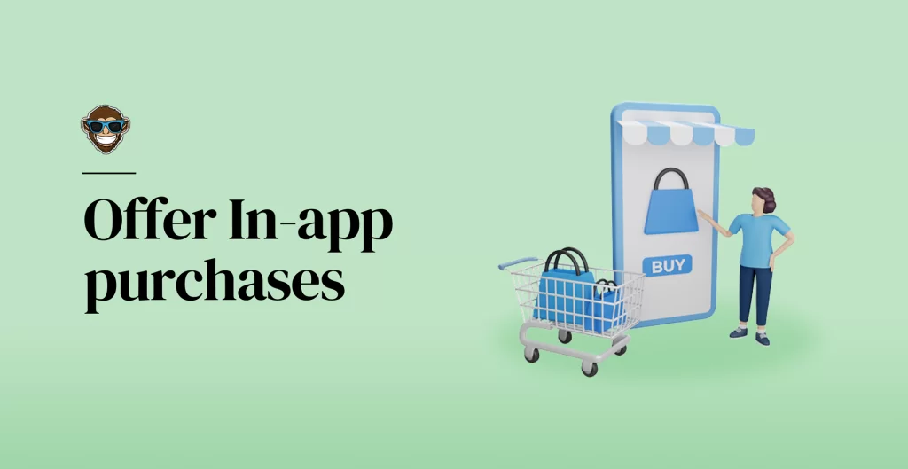 Ofrecer compras en la aplicación