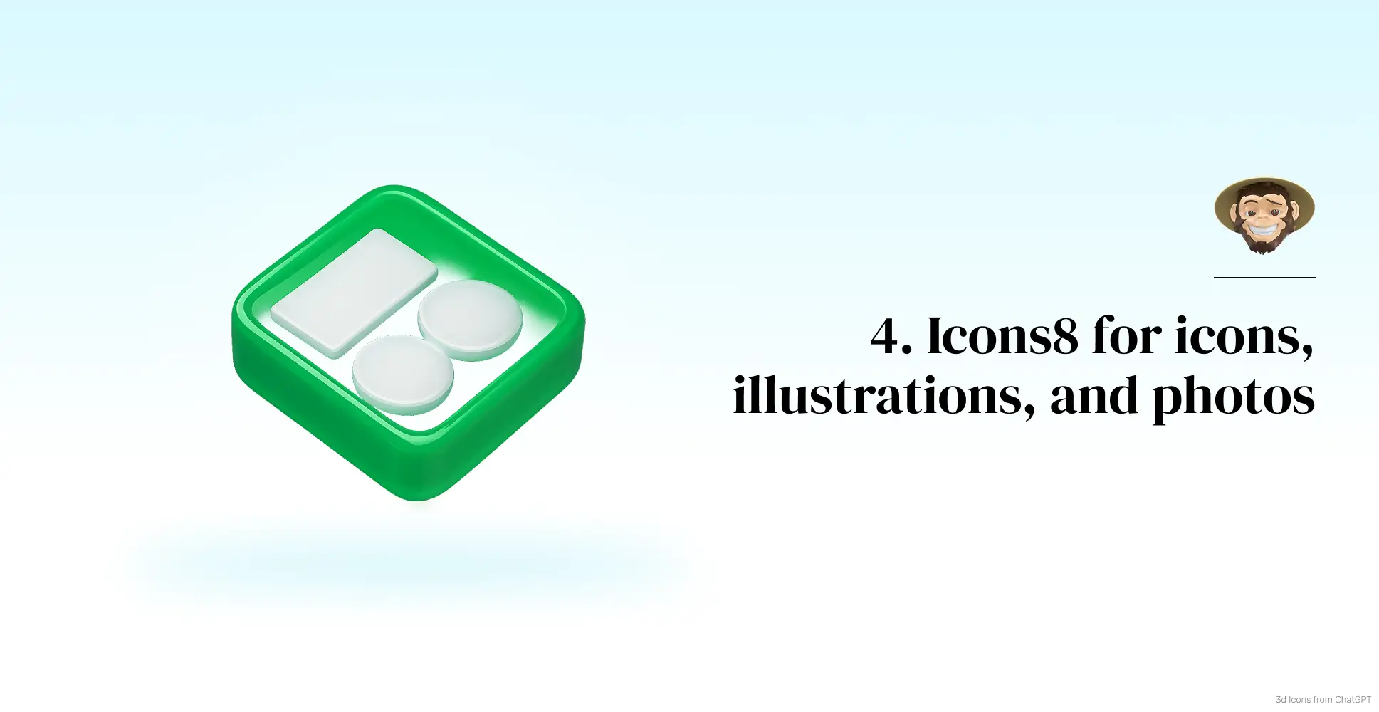 Icons8 for icons, illustrations, and photos
