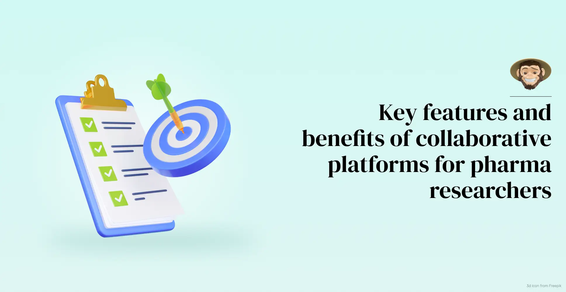 Key features and benefits of collaborative platforms for pharma researchers?