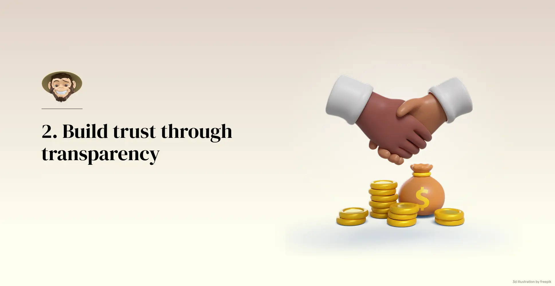 Build trust and transparency