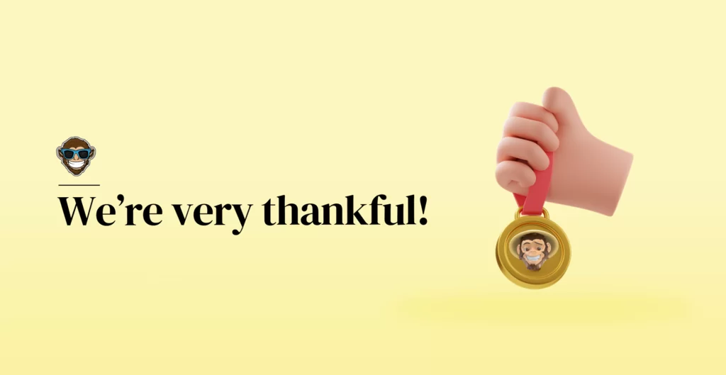 We’re very thankful!