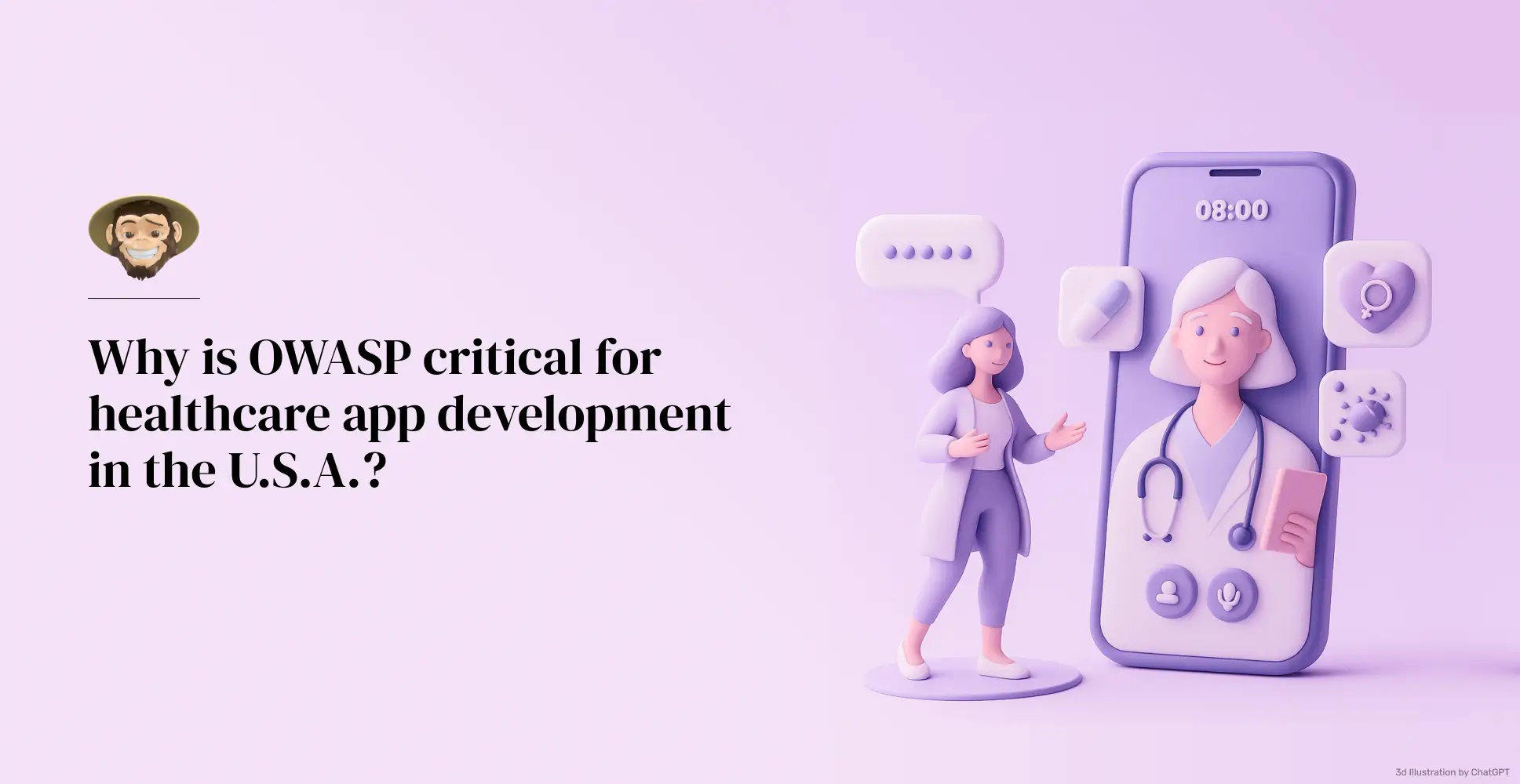 Why is OWASP critical for healthcare app development in the U.S.A.?