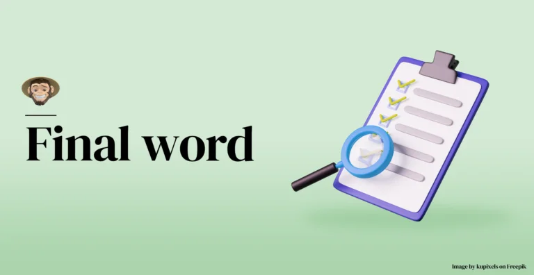 Final word