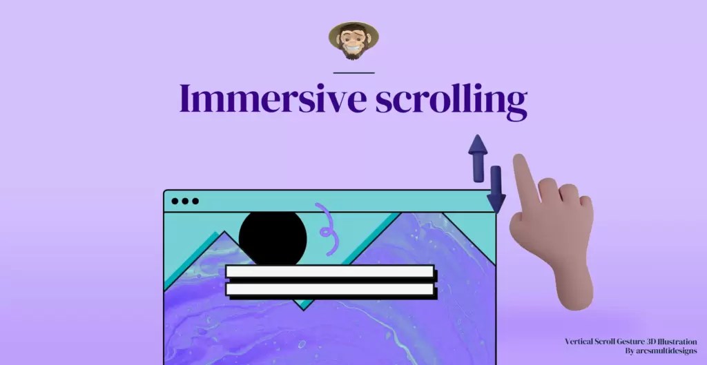Immersive scrolling