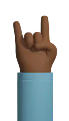 Icono de una mano arriba