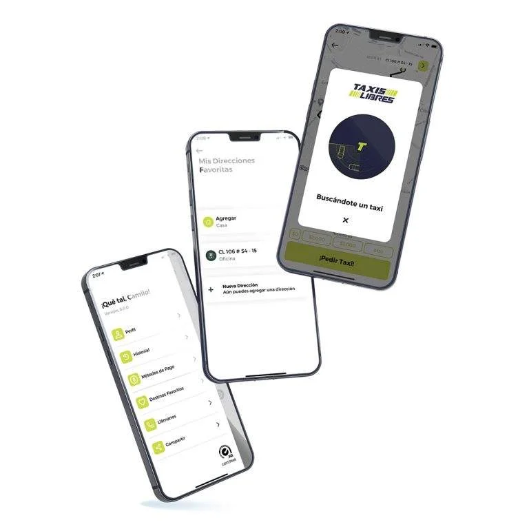 Software development Solution - Taxis Libres