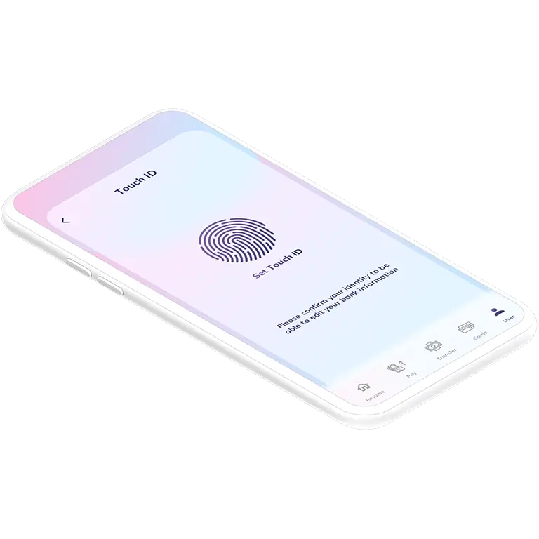 Screens with the application - Trypp Inc.