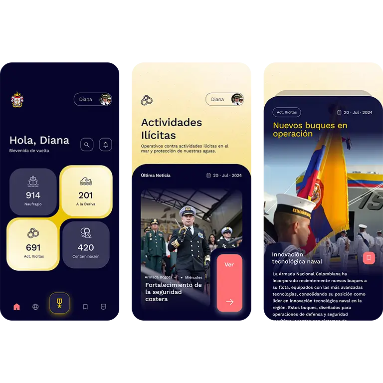 Desarrollo de software - Armada Nacional de Colombia