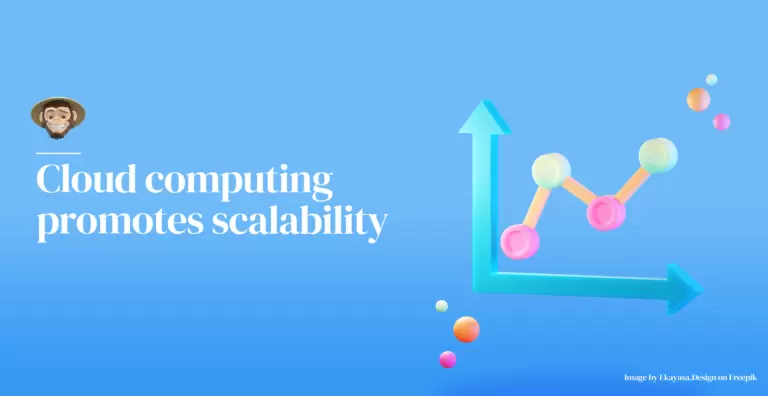 Cloud computing promotes scalibility